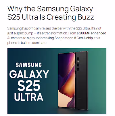 a blog post for a mobile marketing