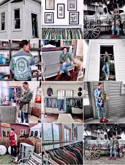 Showroom Styling and Branded Shoot for Kneaded Fashion