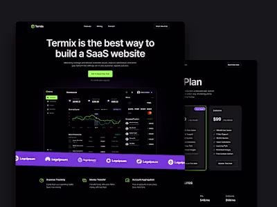 SaaS Website Framer Template
