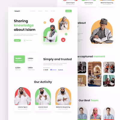 Majelis AlKahfi - Landing Page - Framer Site