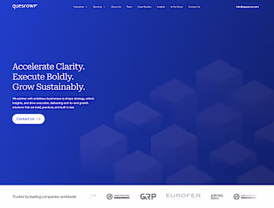 Website Revamp for Global Strategy Firm Quesrow