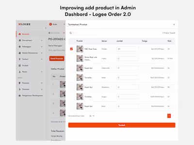 Improving add product in Admin Dashbord - Logee Order 2.0