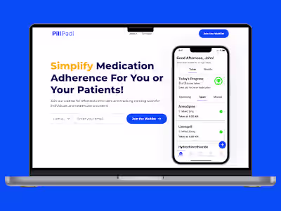 PillPadi Waitlist Landing Page Redesign for Conversions