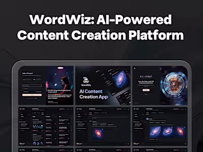 WordWiz: AI-Powered Content Creation Platform