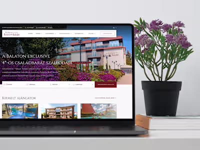 Hotel Katalin website