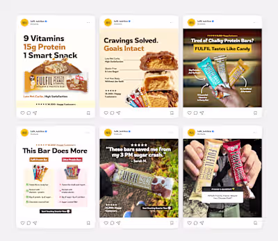 Static Ad Designs for DTC brand