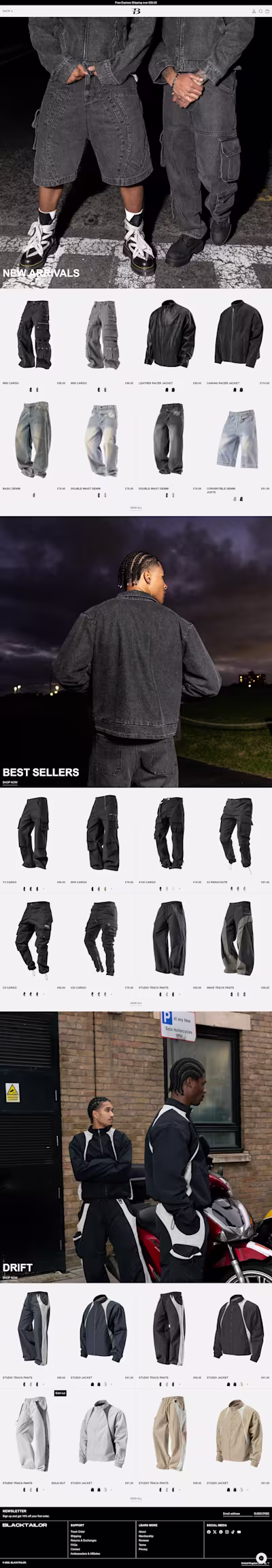 Shopify Checkout Redesign for Blacktailor