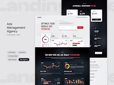 Agency Landing Page & Web Design