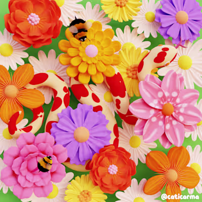 3d illustrations of different things 🤖