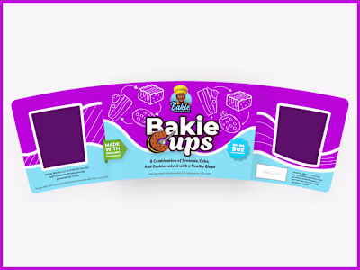 Bakie Cup - Label design / Package design 