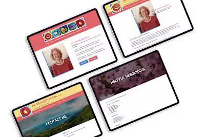 A website refresh for a psychologist, Dr. Wendy Newton