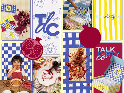 Creatrive Direction & Brand Identity Design for Talk Dirty Co