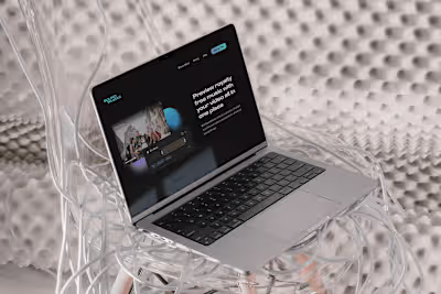 Branding + Digital Design for an AI-powered music platform