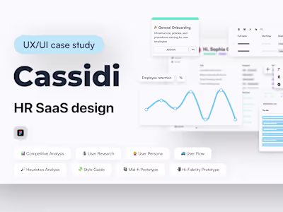 Cassidi - Hr SaaS design tool