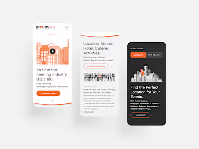 Groups360 – Landing Page
