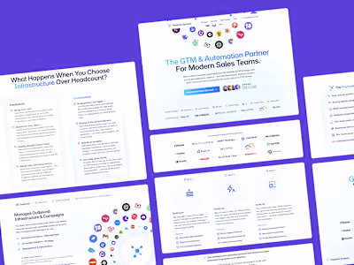 Building a clear landing page for a complex SaaS agency