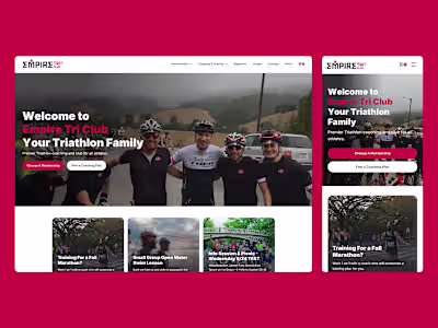 Framer Coaching Website Design