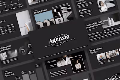 Agensio - Business Pitch Deck Presentation