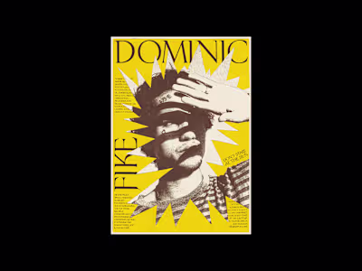 Dominic Fike "Don't Stare At The Sun" Poster concept from ea...