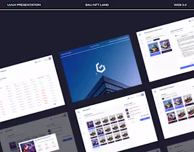 UIUX Bali NFT Land | Web 3.0 Apps | Smart Apartment NFT