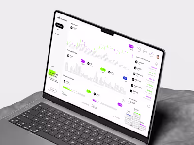 Fintech Web App Design