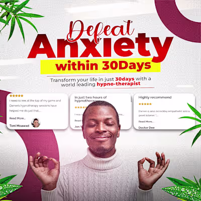 Hypnotherapy Social Media Ad for Facebook