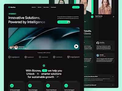 AI Strategy & Intelligence Consulting Website for Modern