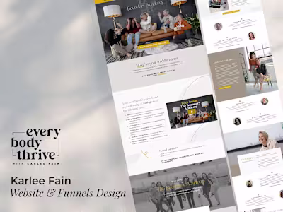 Kajabi Website Design for Everybody Thrive