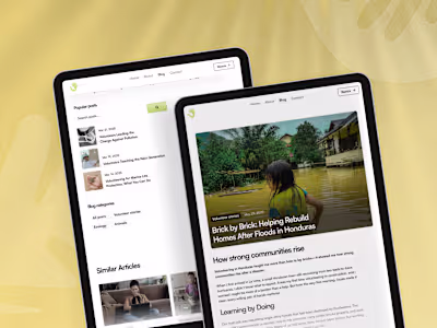 Helpmate - Framer template for volunteer organizations