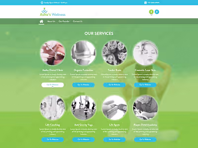 Health and Wellness Website Re-design