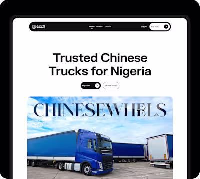 Marketplace for trucks