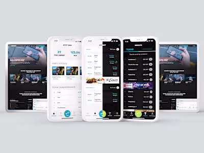 Keepnet Weigh Bay Fishing App | iOS, Android & Web Design