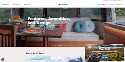 Airstream WordPress Website Development