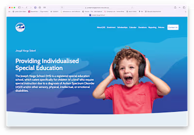 Webflow / Website / Client: Joseph Varga School