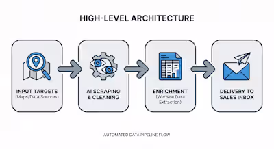 Automated Lead Scraping and Enrichment System