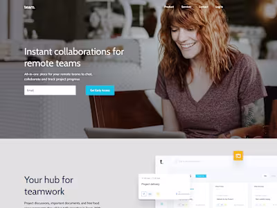 Team App | Website form & CMS functionalities included