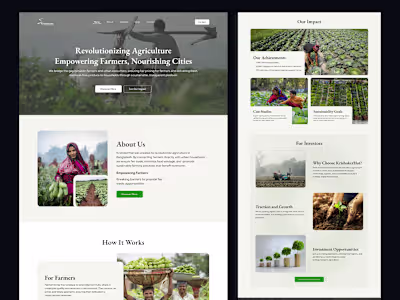 AgriTech App and Website Design