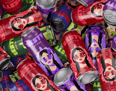 "ZESTY" — Can Packaging Design