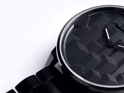 Markup of an online store selling watches