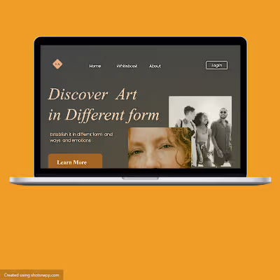 Fashion website concept