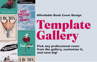 Template Gallery | Affordable Book Cover Design