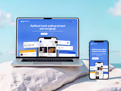 Landing page design for one of the clients named sales maste...