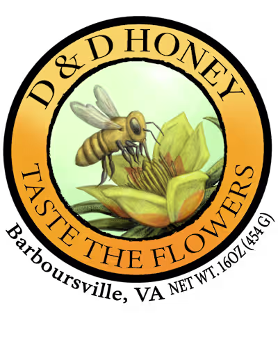 D & D Honey Logo