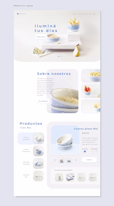 Ecommerce Website Dinnerware Sets (Crockery Products)