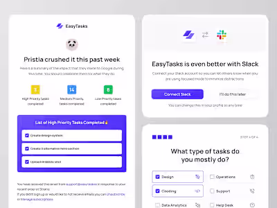 EasyTasks - Task Management ⏐ Design Component