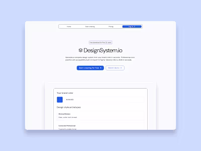 The start of a design I'm excited about. A SaaS brand that I...