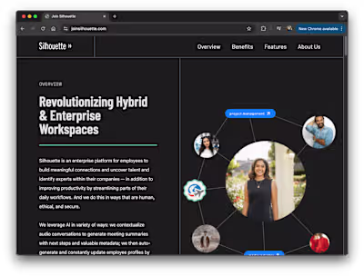Silhouette AI Marketing Page