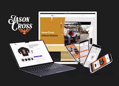 Jason Cross Music - Web / Brand / Product Design