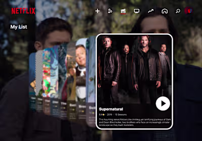 Day 025 — TV App | 100 days UI challenge