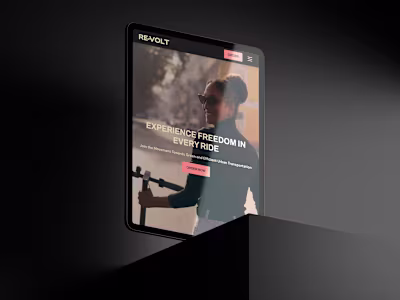 Landing Page Design & Development for E-scooter Brand